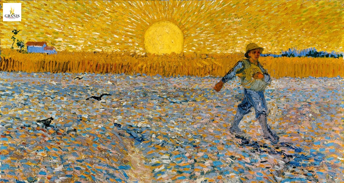 Vincent Van Gogh, Il seminatore al tramonto (1888)